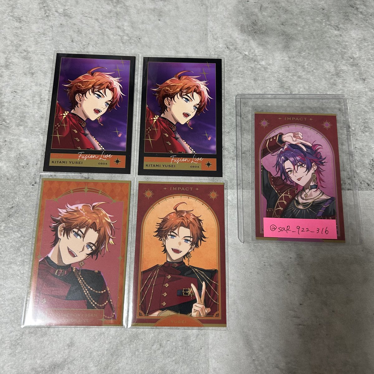 郵送交換/譲渡】にじさんじ IMPACT ランダムフォト風カード太陽組 特典