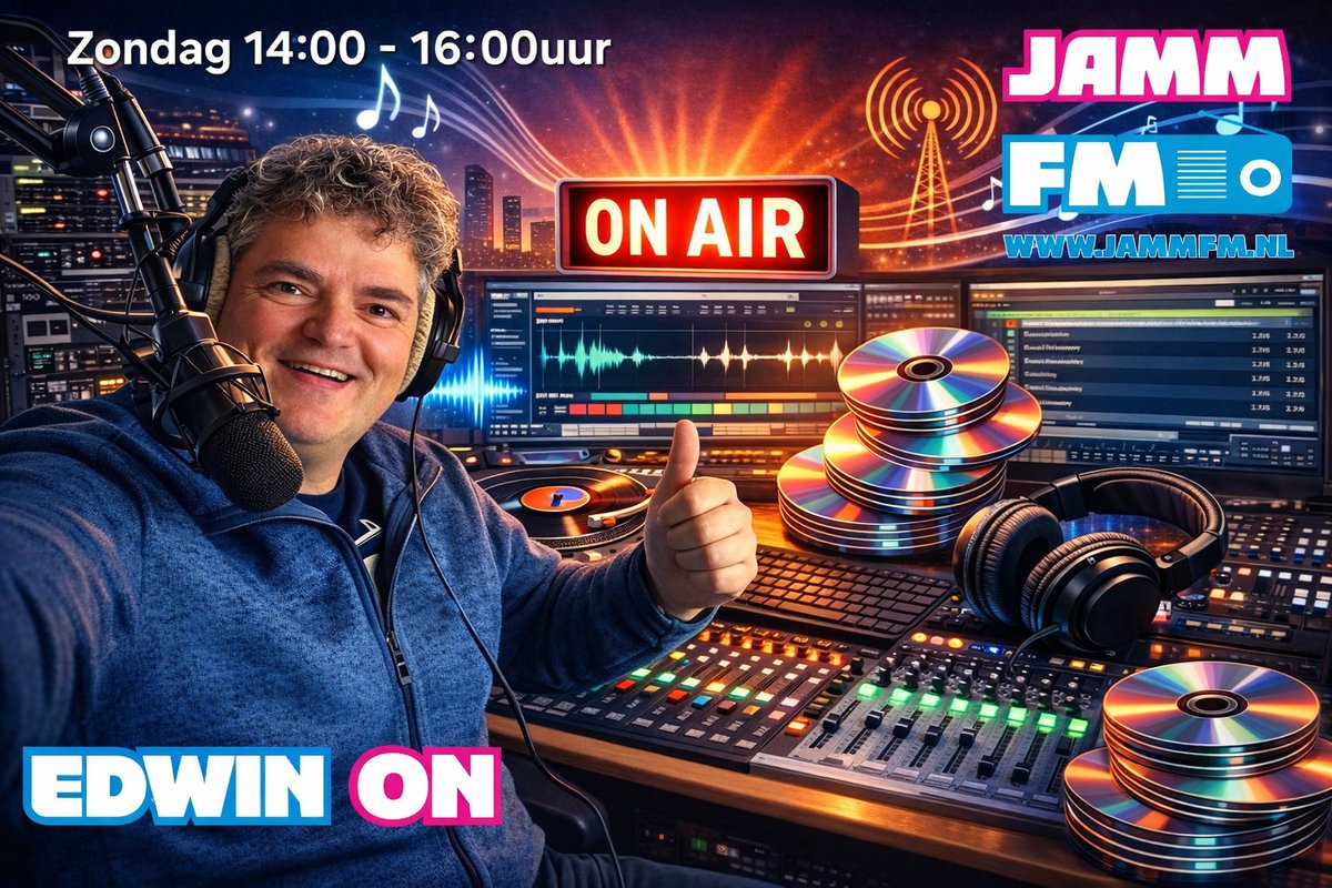 RadioEagleFM's tweet photo. Luister elke zondag van 14:00 tot 16:00 uur naar EDWIN ON op JAMM FM.
Alleen maar Feelgood Funk, Soul, Disco en R&amp;B music.
https://t.co/q3WmeRGcOT
Stem af op Jammfm Smoothfunky via:
- Onze gratis JAMMFM App via de Google Play-Store of Apple i-Store.
- FM 104.9 &amp; 107.2, Dab+. https://t.co/uWtoDSbiyM