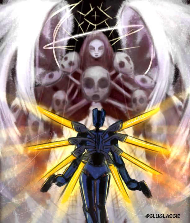 Sluglassie's tweet photo. Ultrakill Art! V1 vs my currently nameless UK OC! (Spoilers my OC ain't winning R.I.P)
#ULTRAKILL #Ultrakillfanart #v1 #UltrakillV1 #fanart #UltrakillOc #Ultrakillart https://t.co/ybG8JZhGHn