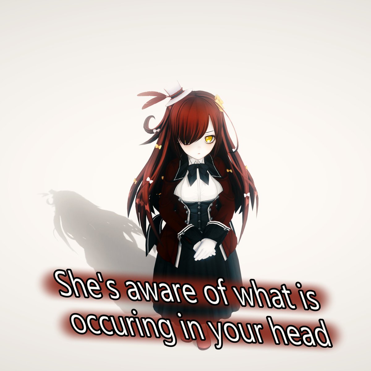 Don't make her angy :v
#AmeliaPG #COM3D2 
#カスタムオーダーメイド3D2
