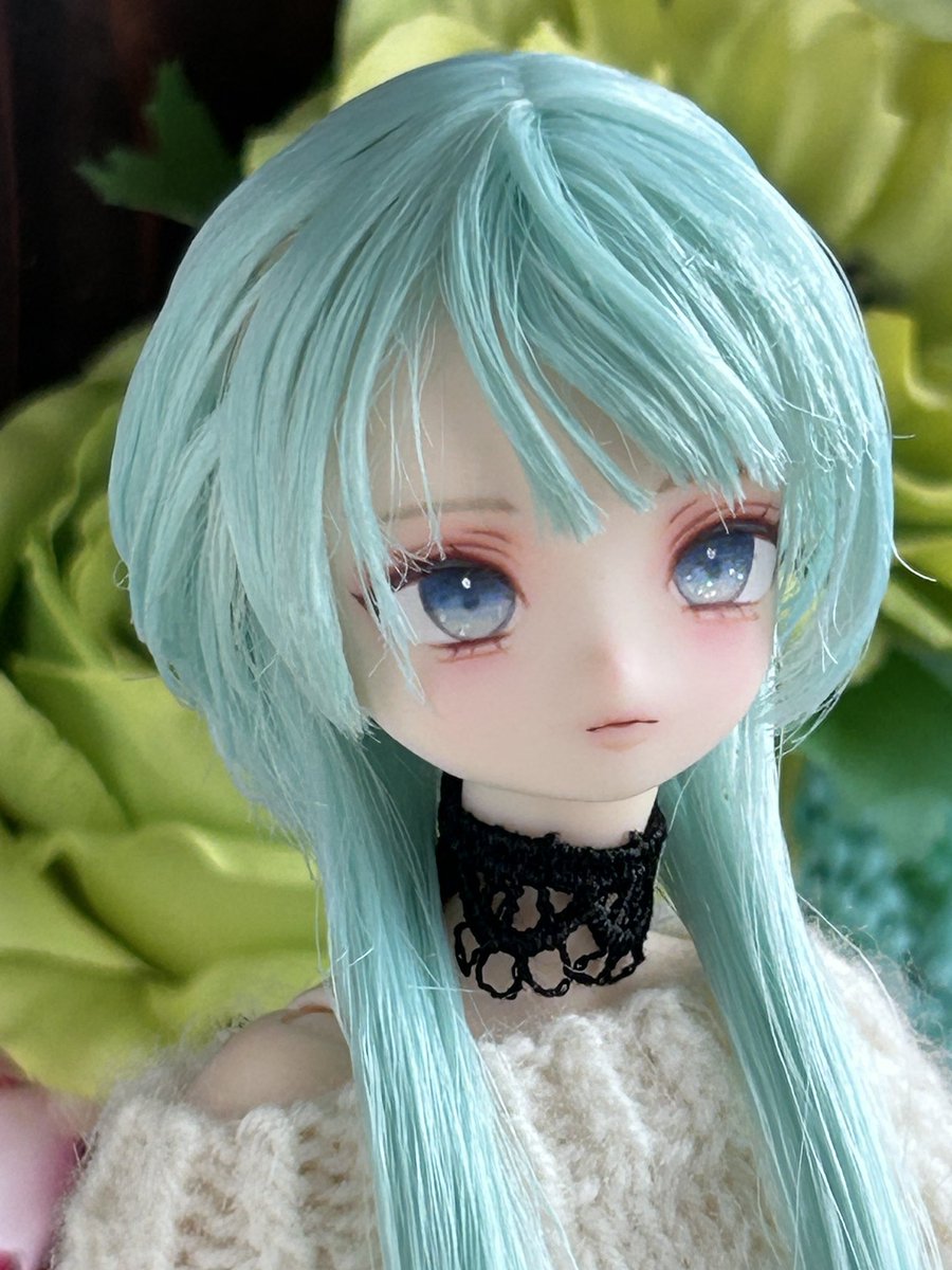 ピュアニーモカスタムヘッドのパステルブルーちゃんは今夜22時ごろまで