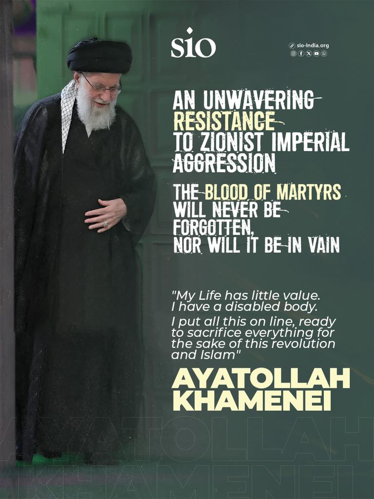 An Unwavering Resistance to Zionist Imperial Aggression
The Blood of Martyrs will Never be Forgotten, nor will it be in Vain.