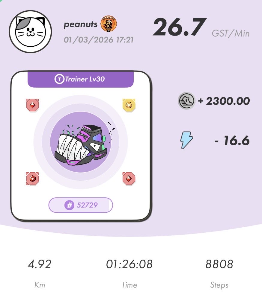 ぴーなつ@STEPN tweet media