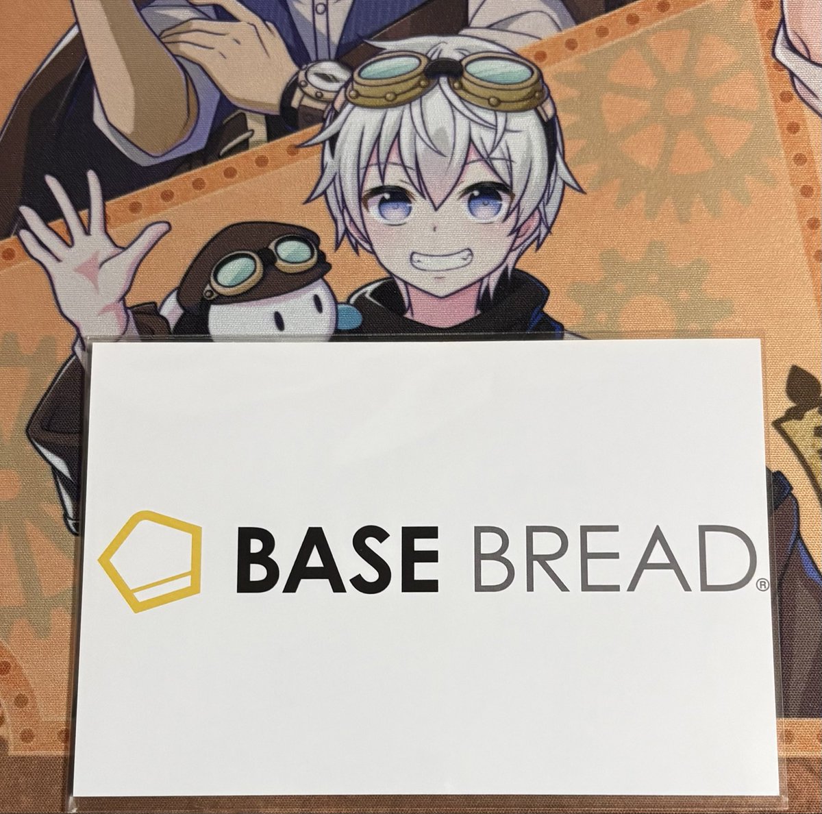 BASE BREADコラボの特典カード届きました〜メッセージと一緒に直筆の