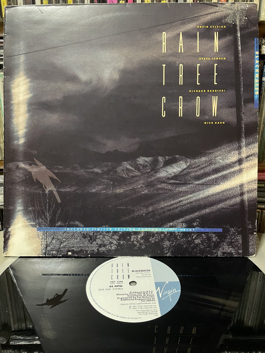 RAIN TREE CROW / BLACKWATER 91年英盤12inchシングル・レコード