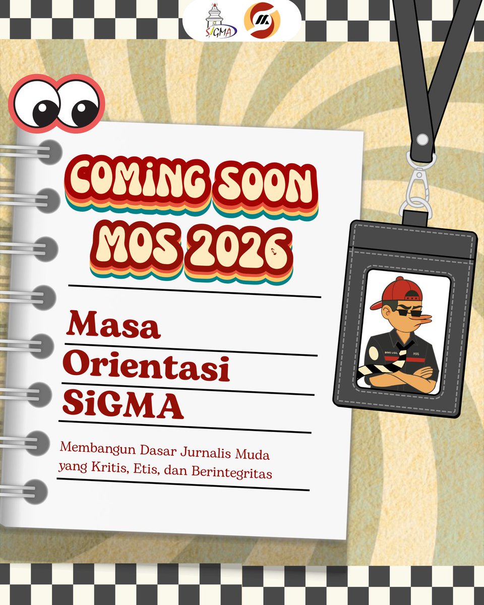 LpmSiGMA's tweet photo. [𝐂𝐎𝐌𝐈𝐍𝐆 𝐒𝐎𝐎𝐍: 𝐎𝐏𝐄𝐍 𝐑𝐄𝐂𝐑𝐔𝐈𝐓𝐌𝐄𝐍𝐓 𝐌𝐎𝐒 𝟐𝟎𝟐𝟔]
Assalamualaikum Warahmatullahi Wabarakatuh✨
𝓗𝓪𝓵𝓵𝓸 𝓢𝓲𝓖𝓜𝓐𝓷𝓲𝓪𝓪𝓪! 📢
Punya passion nulis berita? Tertarik ngomong di depan kamera? 
Cek On: https://t.co/tUvHTci22B https://t.co/ik2ytYn2Ga