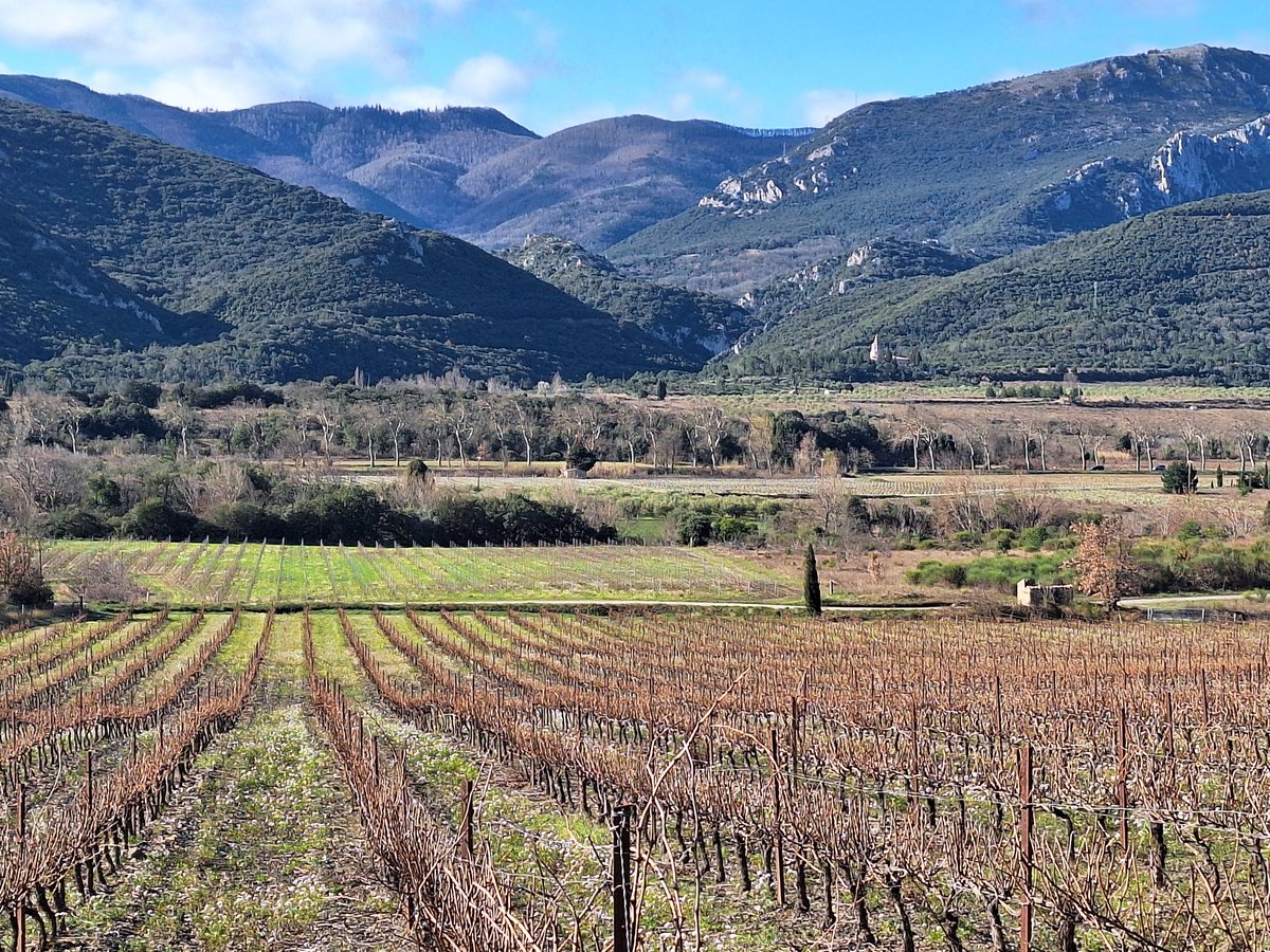 The church of #NotreDamadeLaval nestled in the #Fenouilledes between #Caudies and #Fenouillet