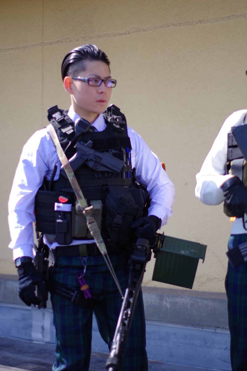 #男子校武装委員会
武装男子高校生撮影でMGぶん回してました

お写真<a href="/mdky1/">ヤマさん</a> さん