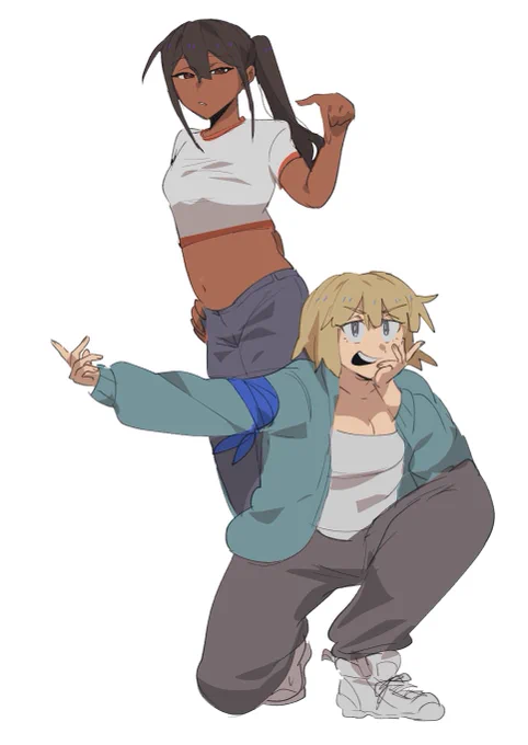 my friend likes hearts2hearts, so i listened to the new song and drew eva and roxie