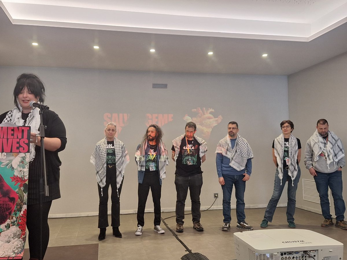 feminismesustec's tweet image. Avui, al tancament del Vll CONGRÉS DEL SINDICAT IAC CATAC, orgulloses del compromís de classe de de les nostres companyes. En defensa de la justícia social ens trobareu #SALVATGEMENT COMBATIVES.
#som#IAC
#USTEC @CATAC_IAC