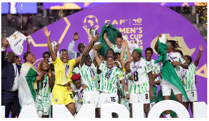 HerMatchHQ's tweet image. 🇳🇬 4️⃣ Nigeria Remains the Most Successful Nation
The Nigeria women's national football team @NGSuper_Falcons are historically the most dominant side in @CAFwomen's #wafcon history, making every edition a test of whether challengers can dethrone them. #MissionX