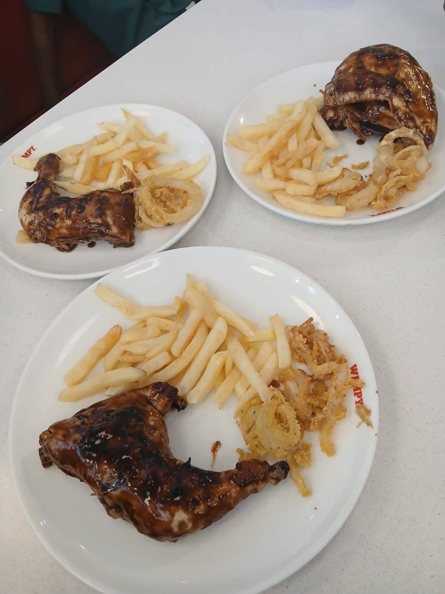 Dear <a href="/wimpy_sa/">Wimpy South Africa</a> - kindly attend 👇

 “Wimpy Queenstown, Eastern cape:

I'm writing to express my extreme disappointment with the service I received at your restaurant today. We arrived and had to wait to be attended to, with no greeting or acknowledgement from staff. A young boy