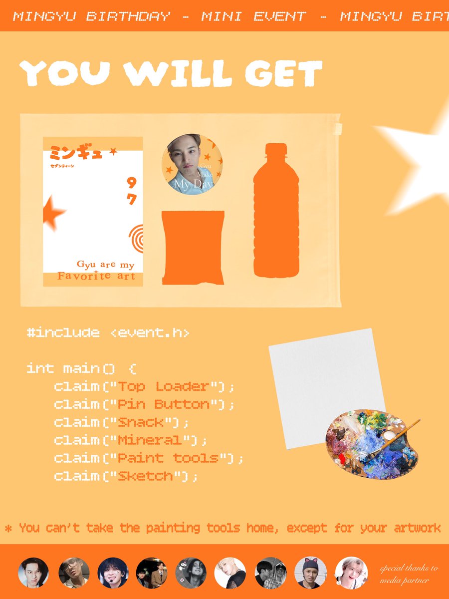 Painting With Gyu! 
— #GyuMakeMyDay 🌟
by <a href="/eyesongyu13/">meis.n9yu_k</a> 

Color your day with Mingyu 🎨
🗓️ 4 April 2026
📍Taman Anggrek GBK 
⏰ 9.30 AM 

Limited slot! 🐶
RSVP 10 March, 19.00 PM 
forms.gle/9dhj1nSxGgSMcC…