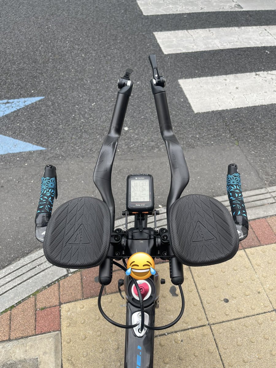 JAVATAKONASU's tweet photo. DHバー変えたから臨海まで走ってきた🚴 https://t.co/YLYlyOd69a