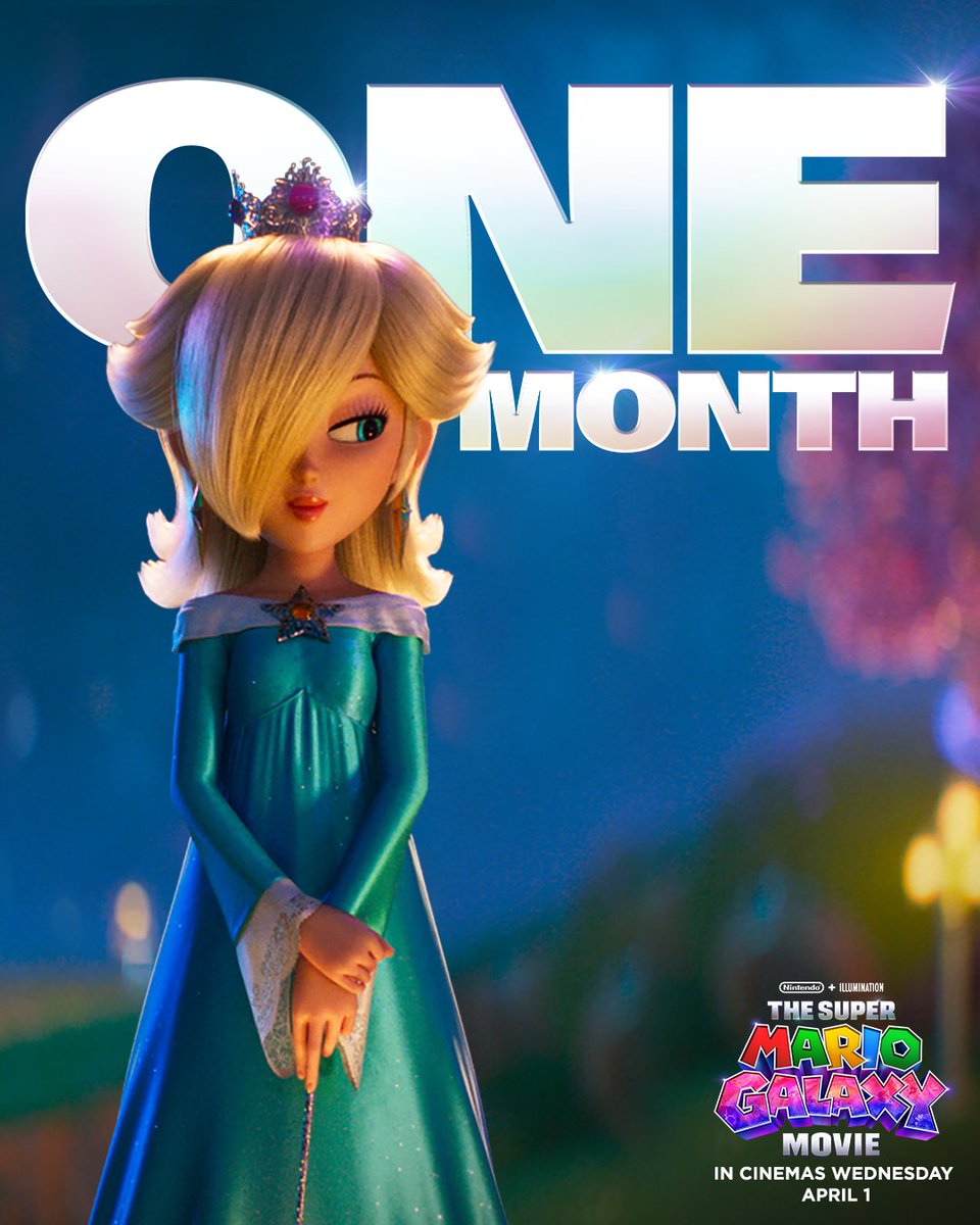 The galaxy is calling… and we’re nearly there. 🌠
One month until The Super Mario Galaxy Movie lands at ODEON.