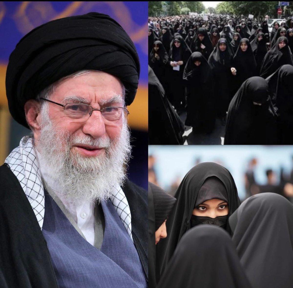 Breaking News 😳❤️❤️❤️

Millions of Iranian women celebrate the death of their supreme leader Ali Hosseini Khamene.  They pray they be granted certain privileges.

In Iran 🇮🇷, a woman is not allowed to have a passport or travel out of the country . 

Women can marry at 13 or