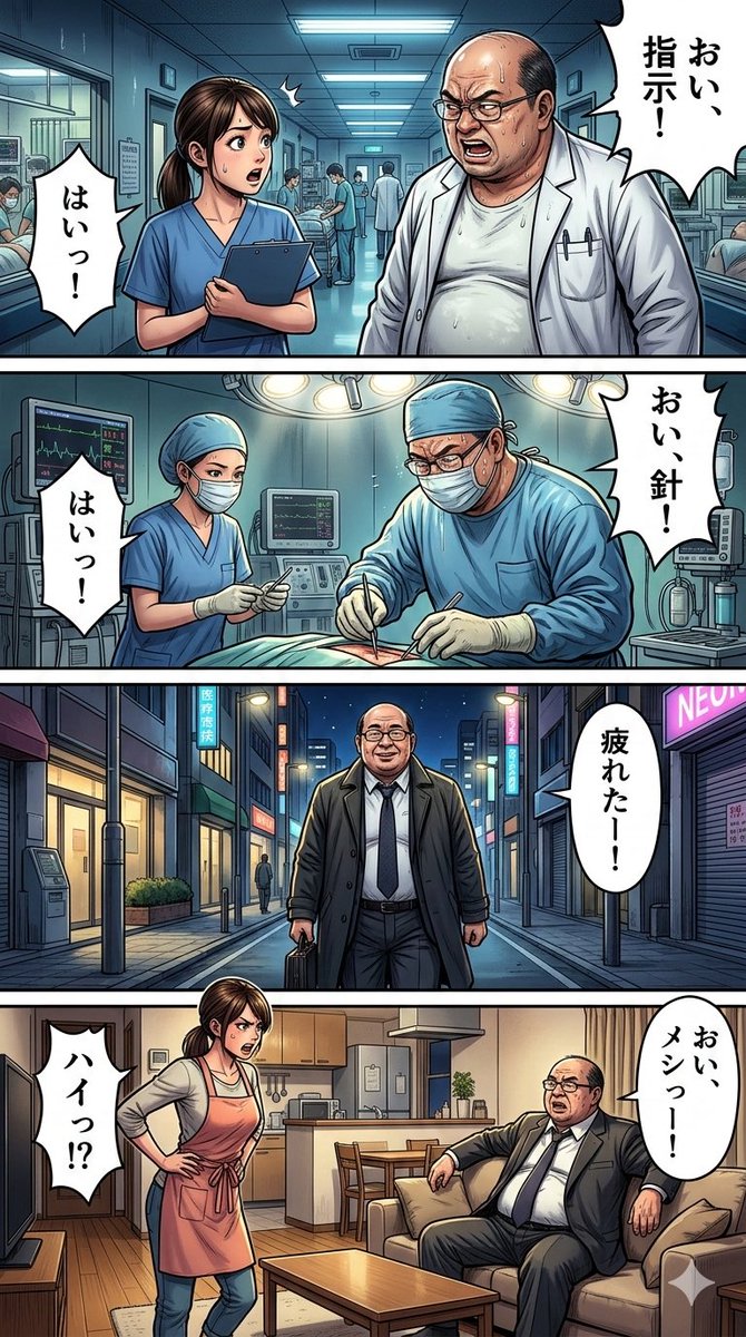 チビデブハゲメガネ外科医でも…