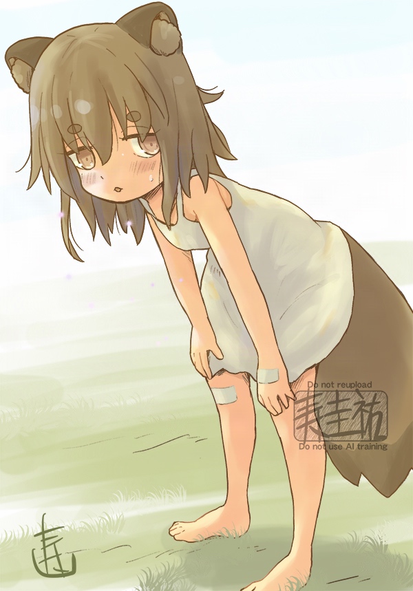 ひとやすみたぬ
汗きらきら