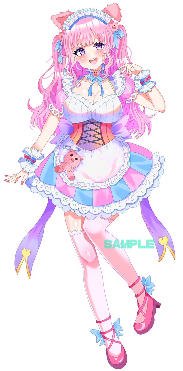 ご依頼でした〜!✨
キャラデザから考えさせていただきました!🐷さんの女の子!⸜(*ˊᗜˋ*)⸝
とっても喜んでもらえてHappy🩷✨

ご依頼ありがとうございました😌😌 