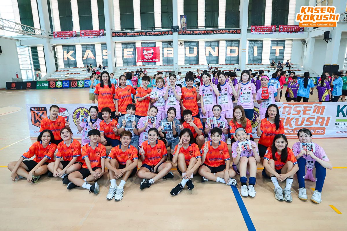 KOKUSAI women's futsal tournament
4月11日（土）〜12日（日）
福井セーレンドリームアリーナ

カセムバンディット（タイリーグ）
SWH西宮（女子F王者）
タパジーダ世田谷（関東王者）
福井丸岡RUCK
※ポゼアマ（東海王者）日曜のみ

#福井丸岡RUCK
#国際試合をしたい人すぐ連絡を下さい