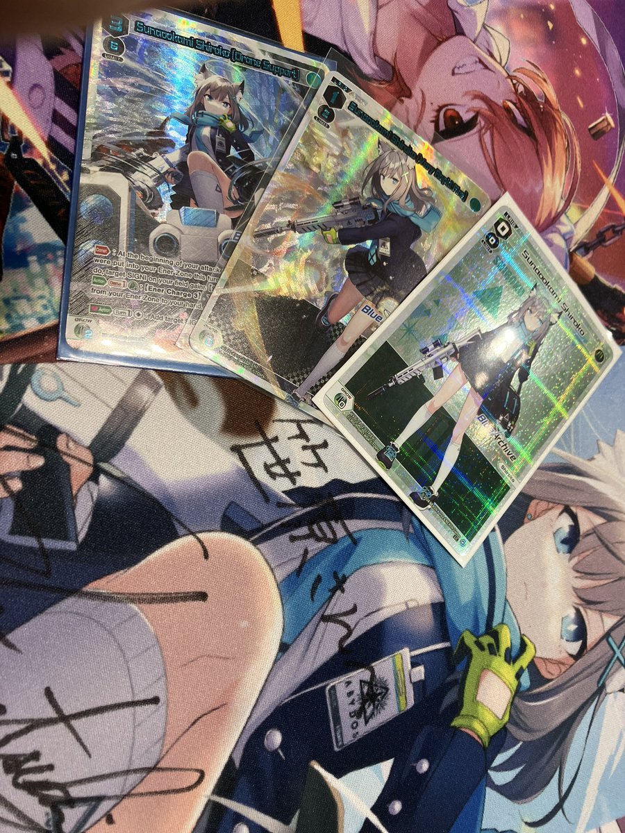 RyohgoSasahara's tweet photo. まさかの英語版シロコを譲ってくれた海外セレクターニキ(@Starfruit_TCG )達に感謝感激。

THANK YOU VERY MUCH！ https://t.co/w6K4fYmLH4