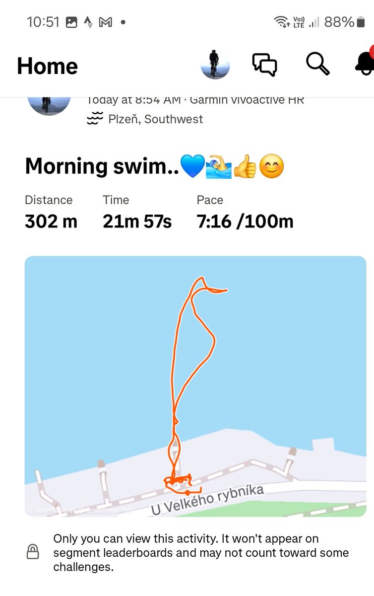 seniortour2000's tweet photo. Ranní Bolevák.. #swimrun #GallowayMethod #otuztrup #OpenWaterSwimming #swimsolo #wildswimming #Suunto9 #VivoactiveHR #FanoushiToDas 🚶♂️🏃♂️🏊♂️💙💚👍😊 https://t.co/E0xSKBW1ug