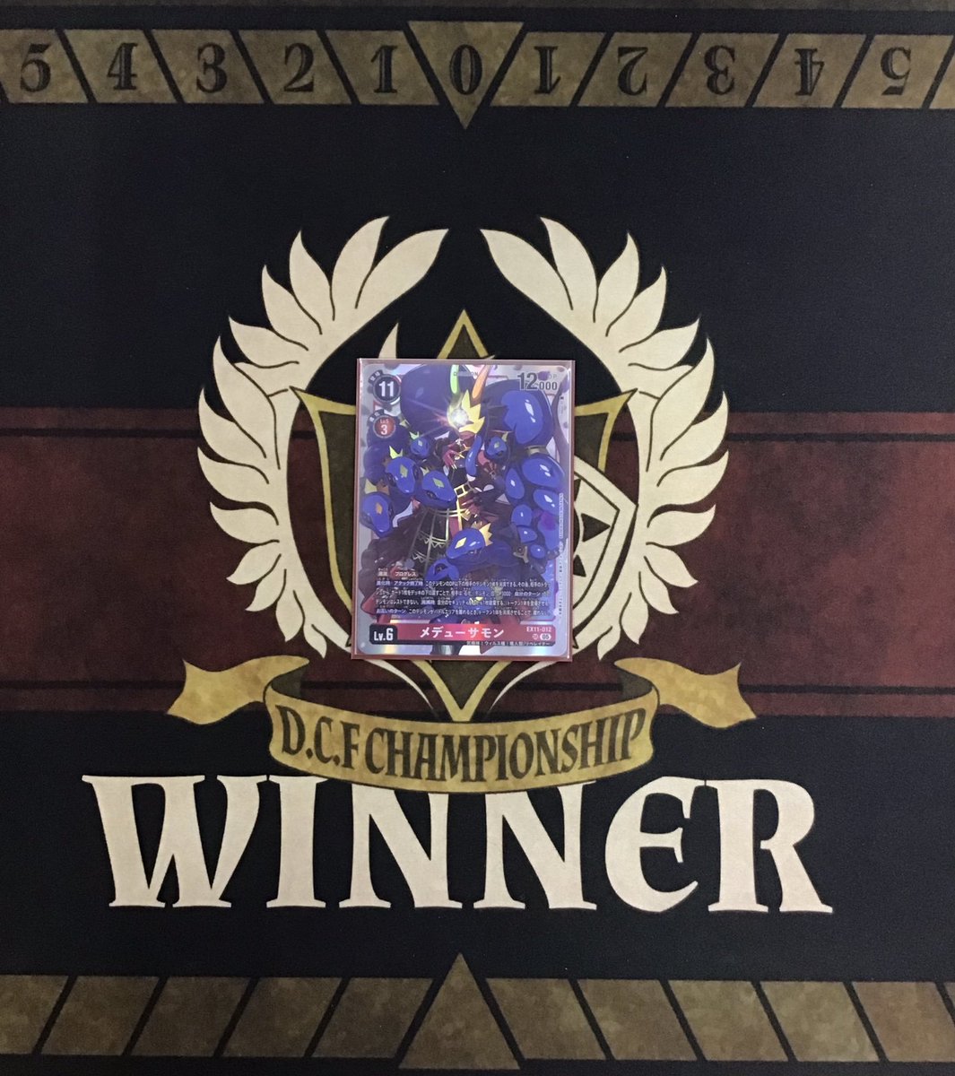 🥉第3位🥉 お名前：けい デッキ名：メデューサモン ひとこと