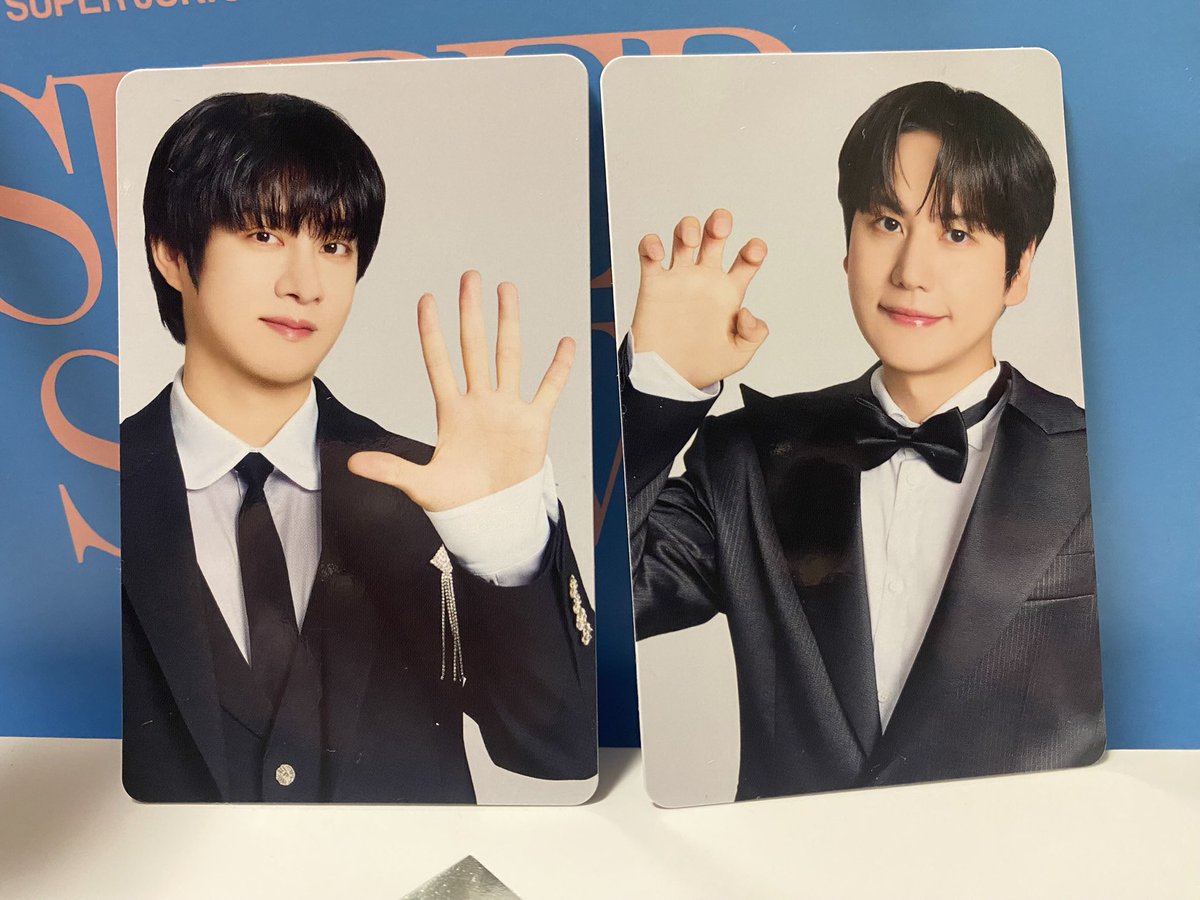 eun_saa's tweet photo. SUPER JUNIOR  トレカ交換　スジュ
SS10 mu-mo EC購入特典 ミューモ

《譲》ヒチョル・キュヒョン

《求》ウニョク（💖のもの）

郵送またはウニョクファンコン参戦予定ですので、どちらかでの交換をお願いしたいと思っています。
条件合う方いらっしゃいましたらお気軽にお声がけください😌 https://t.co/OdwQNz9065
