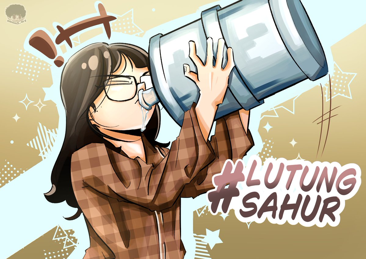 Selamat berbuka guys, jangan lupa minum yang cukup seperti ka Lulu <a href="/A_LuluJKT48/">Lulu Salsabila</a> 
LLMNM✨

#LuTungSahur 
#Ramadhan48artgallery
#JeketianArtwork 
<a href="/48Artspace/">48Artspace Gallery</a>