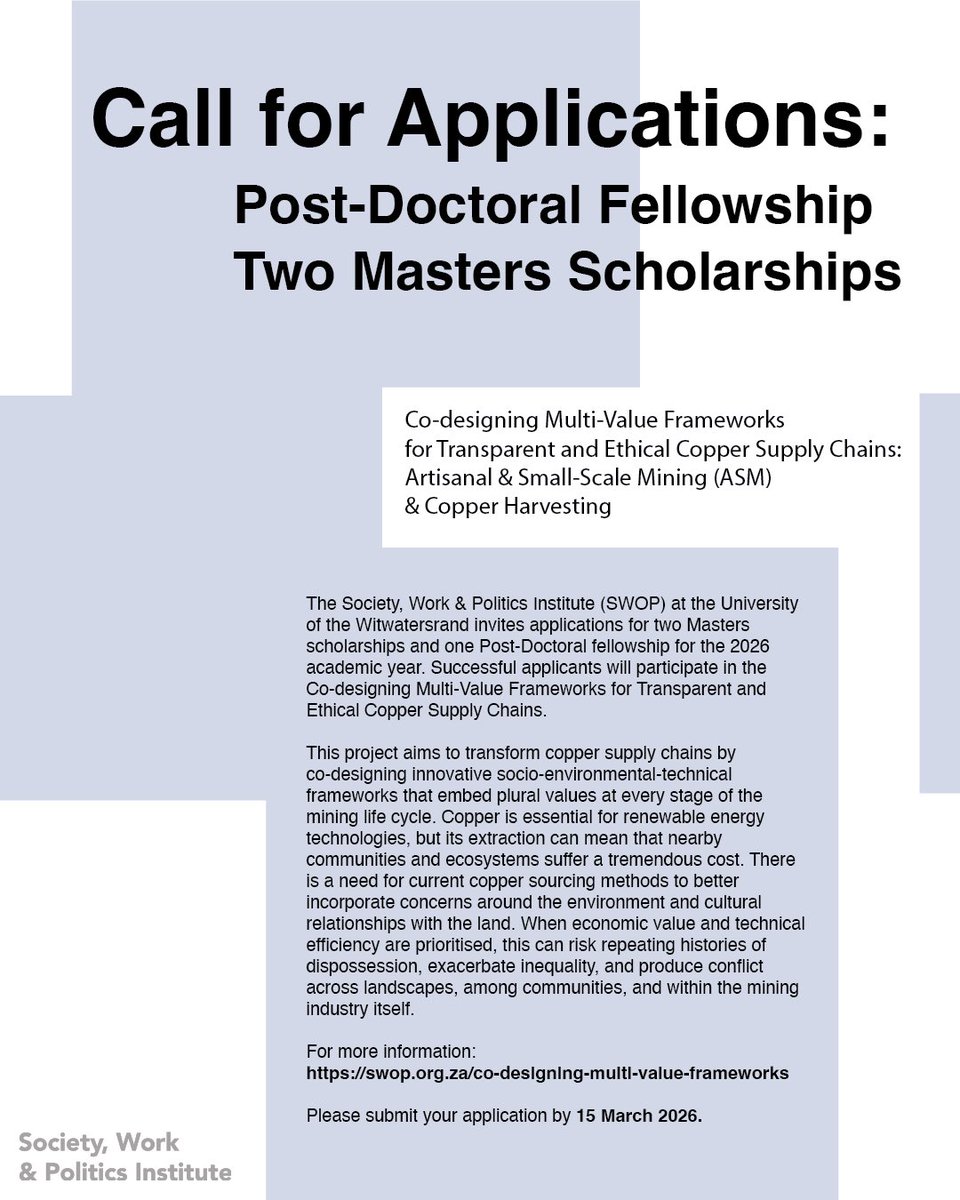 SWOP Institute tweet media