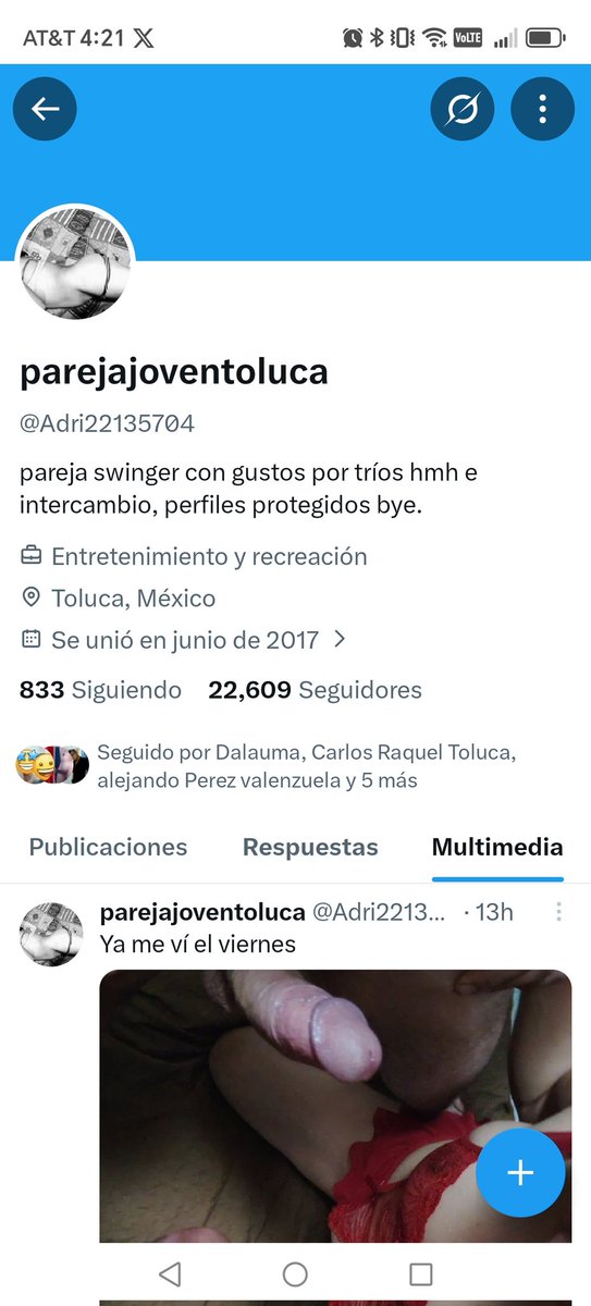 Nos apoyan reportando esta cuenta 

Roba fotos 

x.com/Adri22135704

Gracias