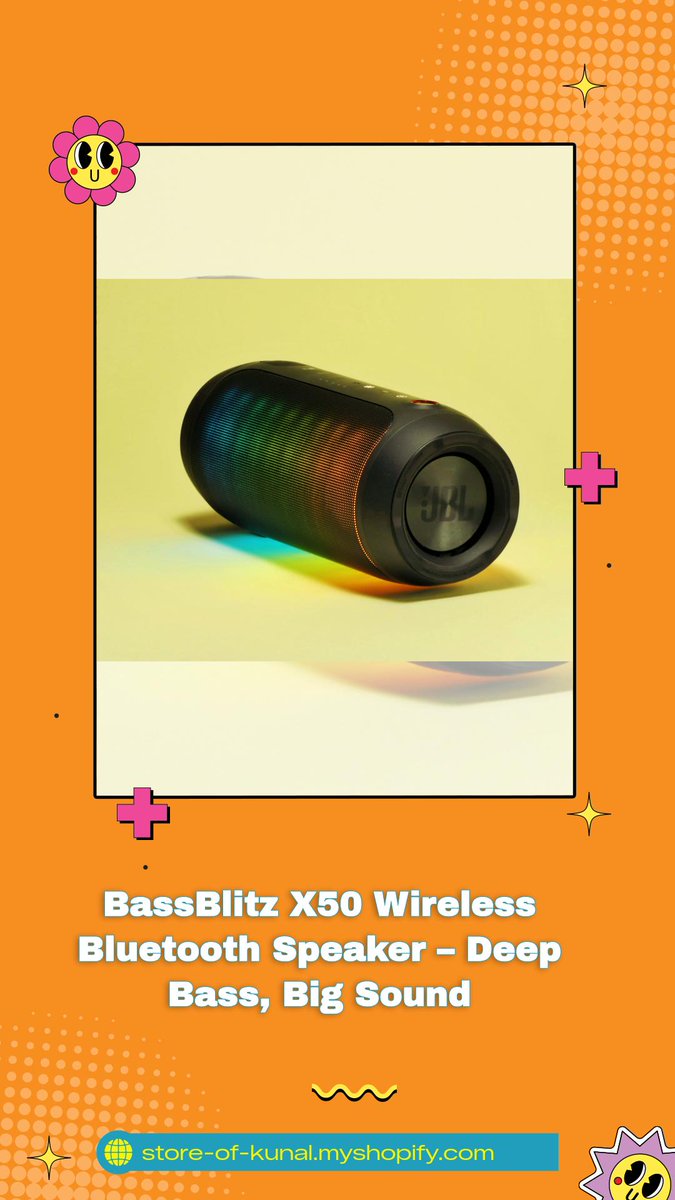 kunaljolly's tweet photo. BassBlitz X50 Wireless Bluetooth Speaker – Deep Bass, Big Sound #zerowastefashion #slowfashion
Buy here https://t.co/eavLbTZJsb https://t.co/A7zRpuJTC7
