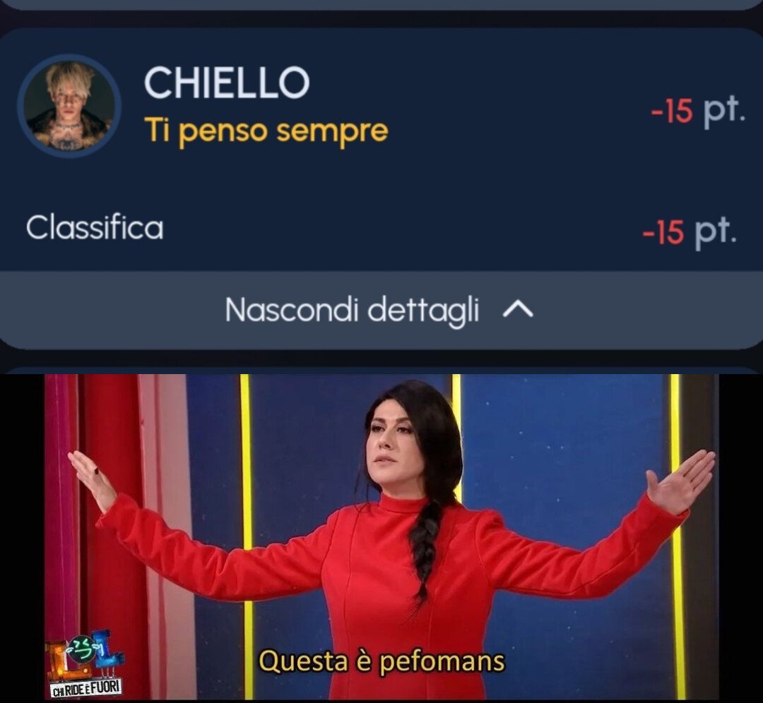 francesca_312's tweet photo. #Sanremo2026  #Fantasanremo https://t.co/7HUM5FptoX