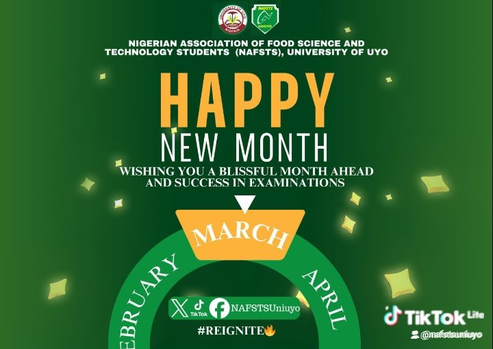NAFSTSUniuyo's tweet photo. Welcome to the month of March #Nafst
All your expectations this month will be accomplished. Amen π https://t.co/HbukHFCIbV