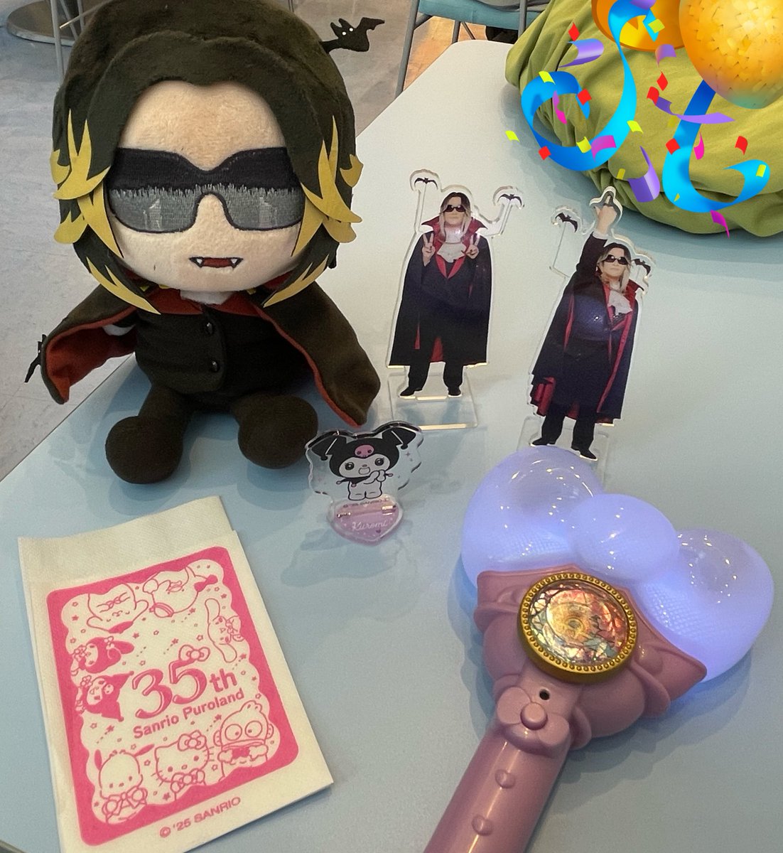 ワンダーリボンライト掲げました🎀✨🏰🌈