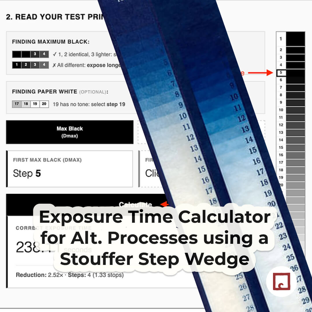 alternativephot's tweet image. Do you want to make better negatives? Constanza Isaza Martínez introduces the Time &amp;amp; Exposure Scale Calculator, to simplify the task of determining correct exposure times. Free to use:
👉 alternativephotography.com/exposure-time-…

#negatives #altprocess