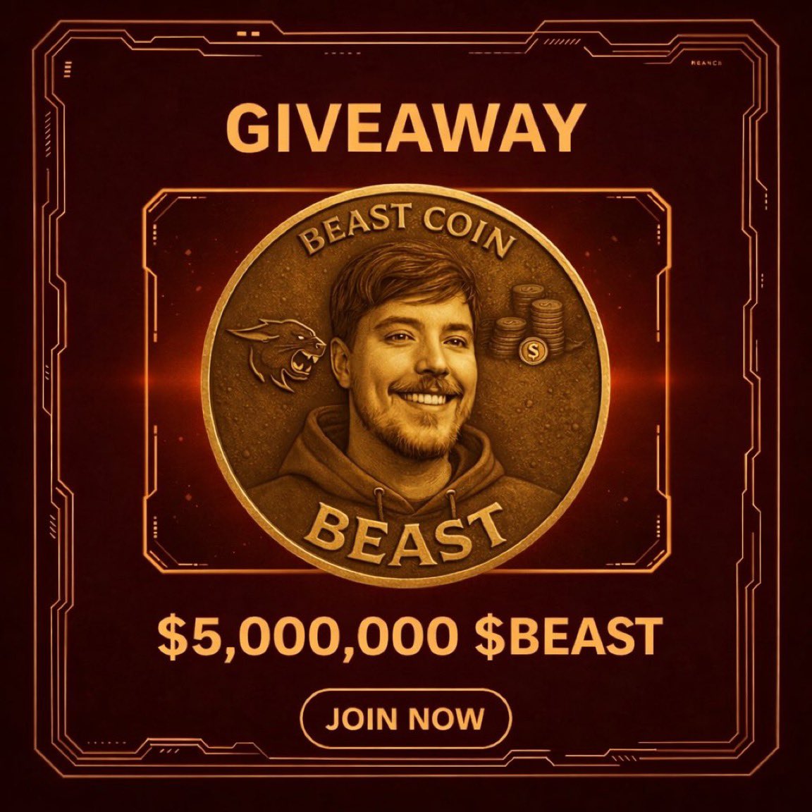 Beast coin tweet media