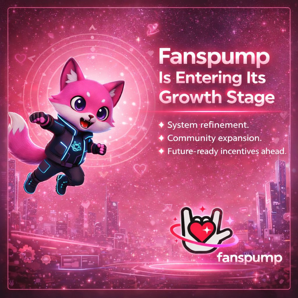 fanspump_fans's tweet photo. ๐ FansPump is entering its growth stage. ๐
โข System refinement
โข Community expansion
โข Future-ready incentives
Momentum is building.
The early participants always move first.
Stay active. Stay visible.
Join : https://t.co/D8lYFiSvaO
#FansPump #GrowthPhase #Web3Community https://t.co/jCHQDlTX0F