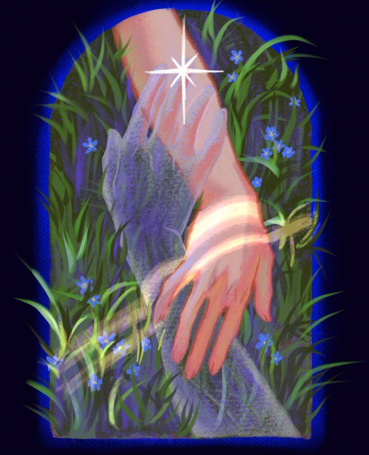 "The trace of the first touch; a signature on my skin that will never fade."