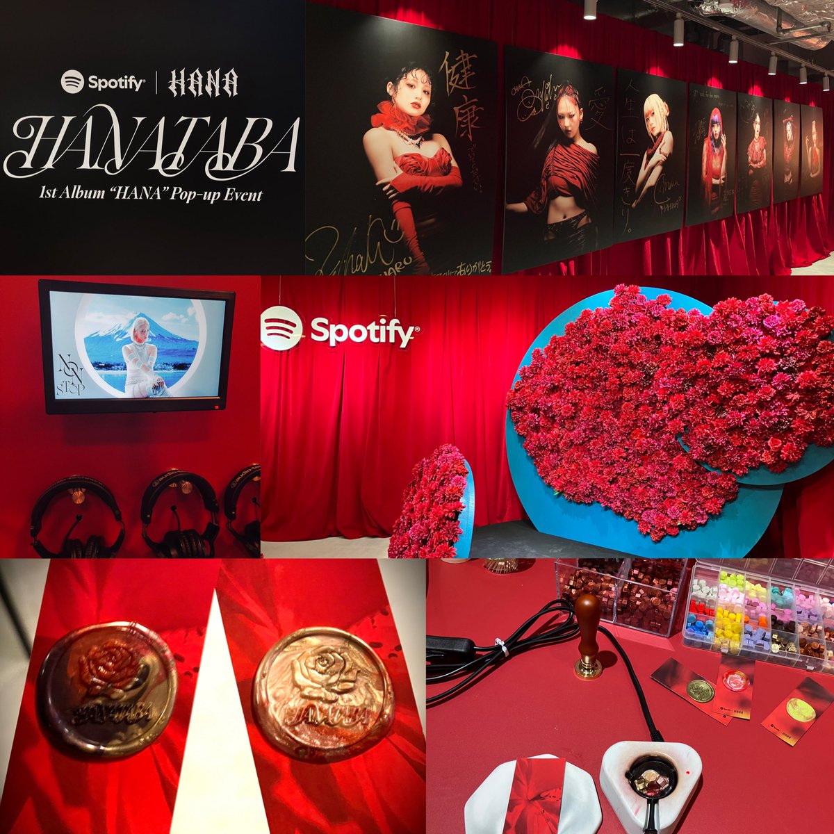 Spotify×HANA #HANATABA 🌹 3.1.2026 HANA EXHIBITIONに続き母娘HONEYs