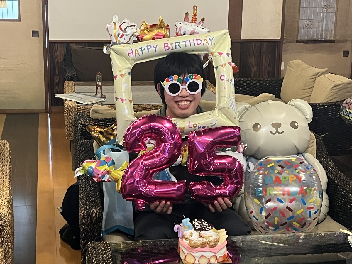 ちょっと早いおめでとうした㊗️