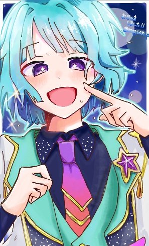 あんスタBright me up!!絵チャにおじゃましましたー！！！︎🫶🎀ほんとにゴタゴタして、すみません！！💦💦