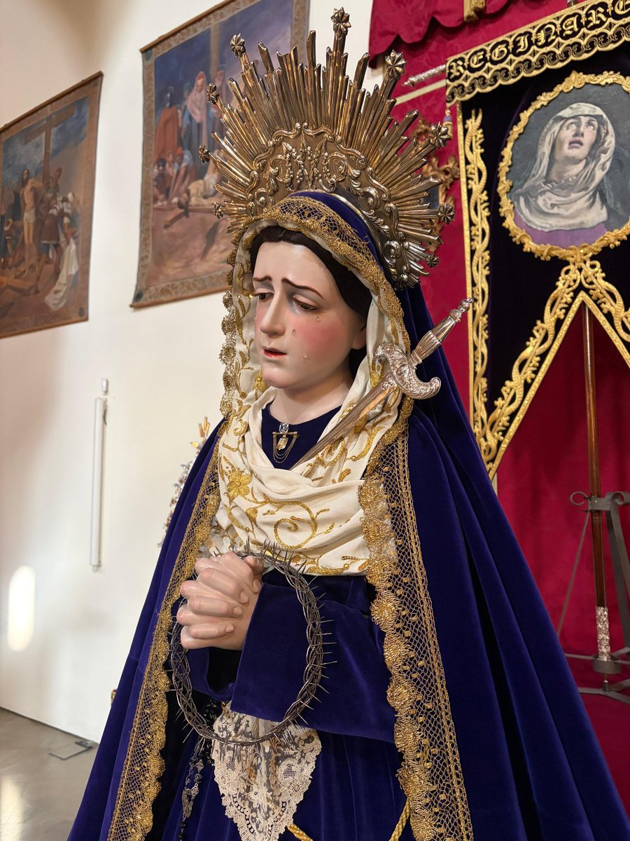 La Virgen de los Reyes de <a href="/ViaCrucisGR/">Hermandad del Santo Vía Crucis - Granada</a> se presenta restaurada por Julio Alcaraz