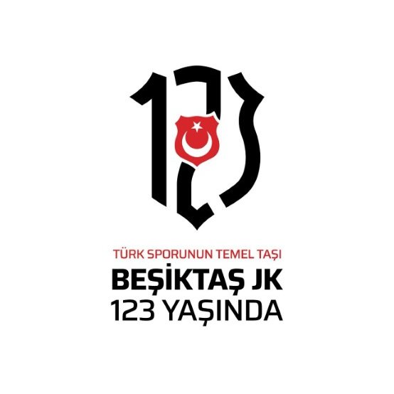buzzspor's tweet photo. Beşiktaş'ın 123. yıl özel logosu. https://t.co/ndvma5g9dD