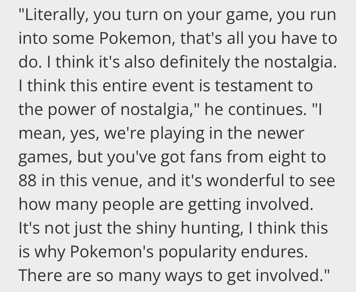 I was interviewed by <a href="/NerdyJourno/">Catherine</a> of <a href="/GamesRadar/">GamesRadar+</a> about the Retro Shiny Challenge I hosted at the Pokémon Europe International Championships!

gamesradar.com/games/pokemon/…

Why seek out different pixels? Thoughts lie within.

Shout-out as always to the instigator <a href="/norainthefuture/">Nora | CEO of Mega Evolution 👾</a> ✨