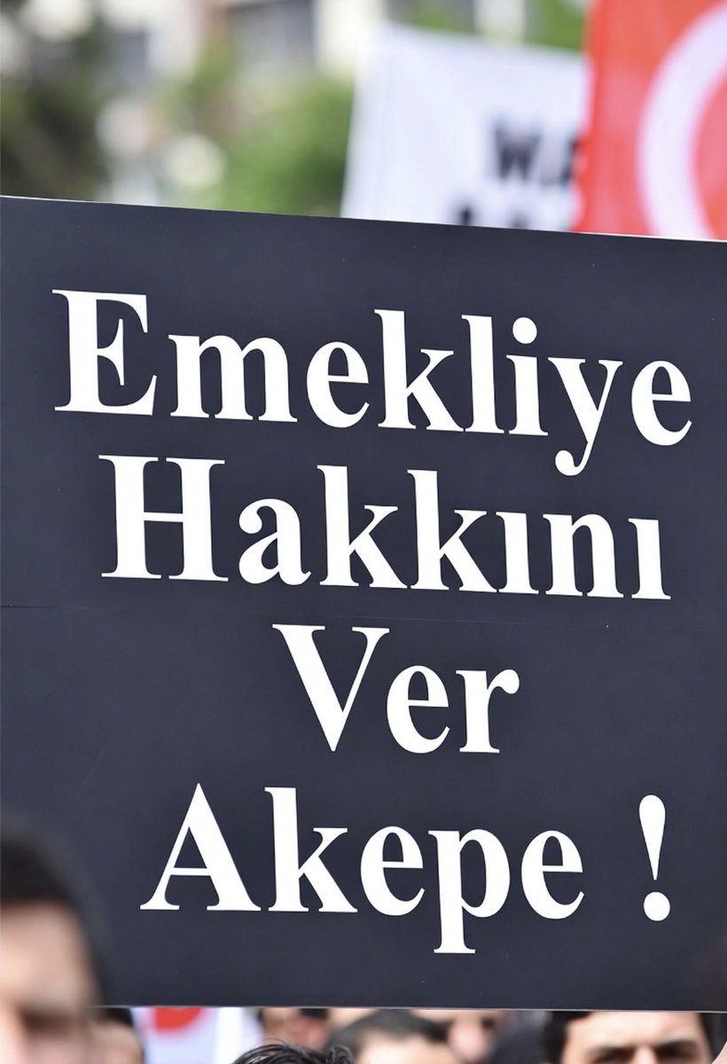 Primimi ödedim.
Yılımı verdim.
Hakkımı istiyorum.

El kaldır indir siyaseti değil, 

adalet istiyoruz!

#EmekliyeHakkınıVerAkepe