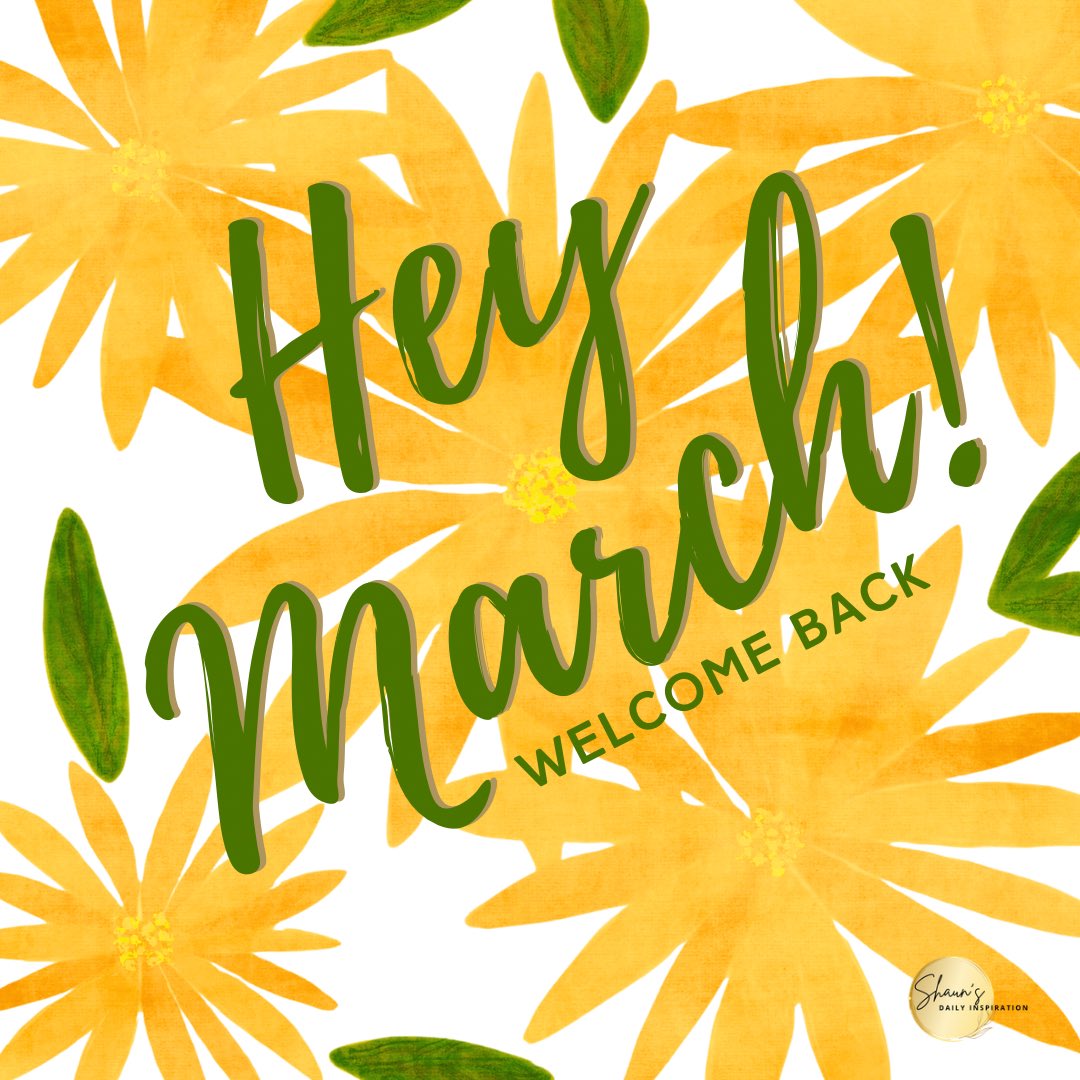 LaShaundreaB's tweet image. March is here! Which means spring is near. Spring is the season of rejuvenation and new beginnings. It’s when the beauty of life is clearly manifested.

Hey March! Welcome back.🌺

#NewMonth
#NewOpportunities
#MarchIsHere
#ShaunsDailyInspiration