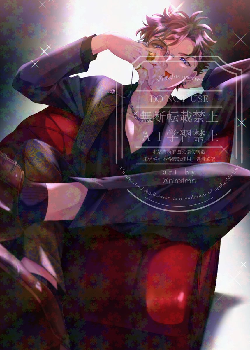 黒スーツ×怪盗