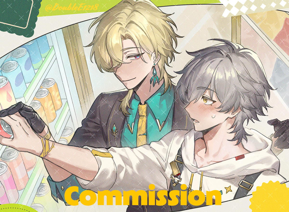 #Avencae #アベ穹
熾慕老師的現paro小說封面委託局部🌹