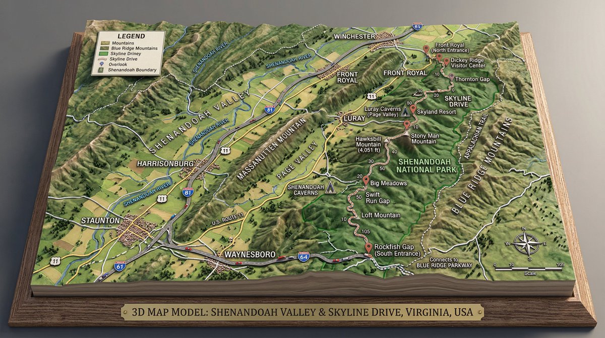 3D map model examples